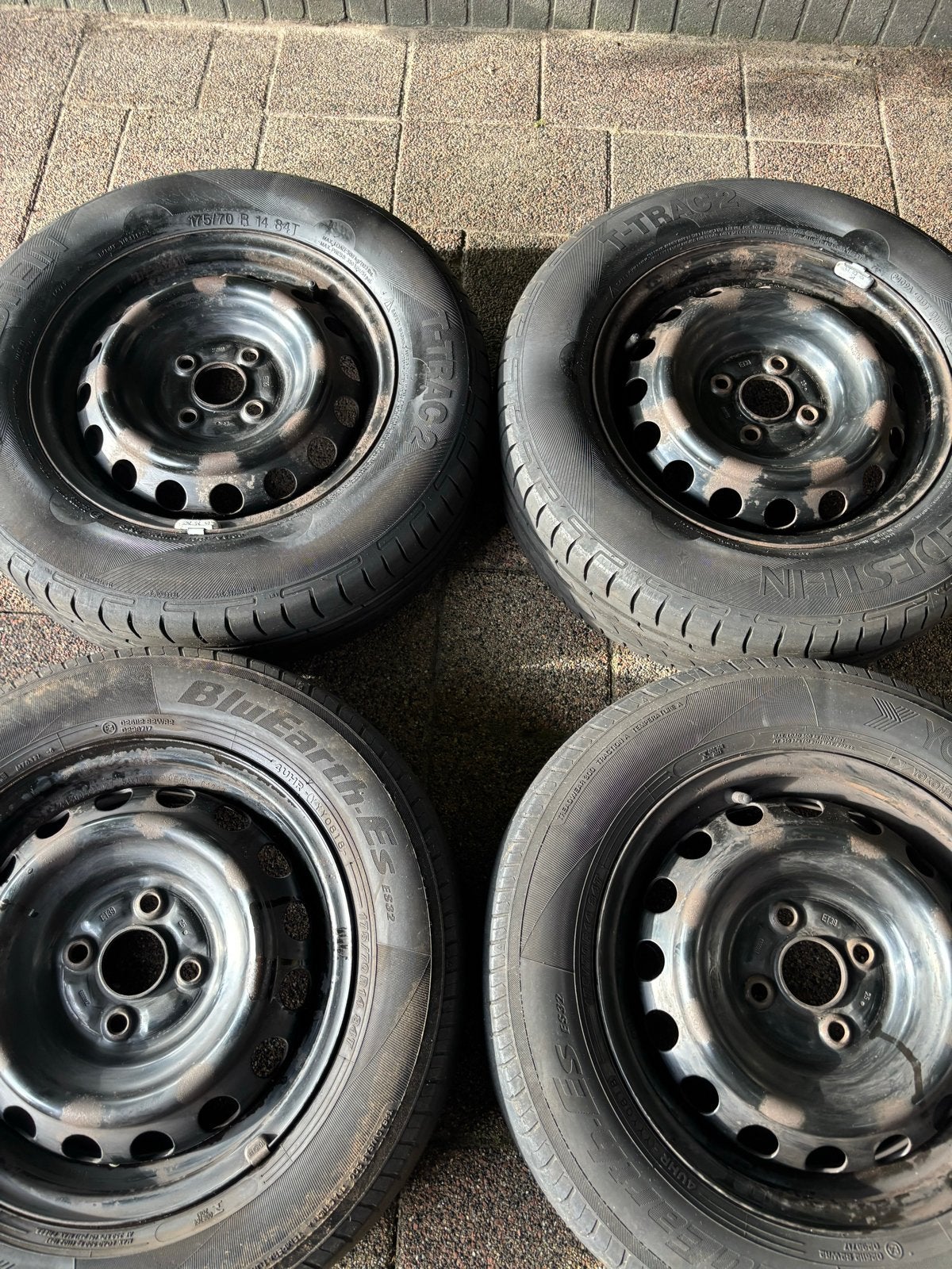 Toyota Yaris 14 inch velgen met banden, Ophalen of Verzenden, Gebruikt
