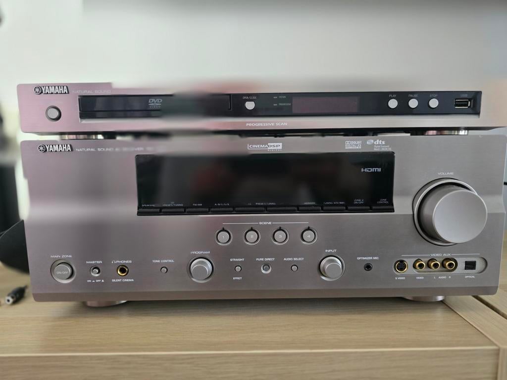Yamaha DVD-S661 DVD-speler en RX-V661 AV Receiver Set, Audio, Tv en Foto, Dvd-spelers, Ophalen, Gebruikt, Dvd-speler, Overige merken