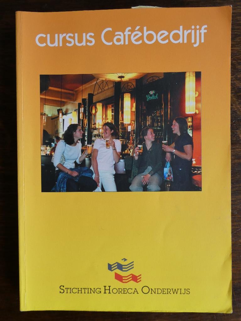 boek cursus Cafébedrijf van de stichting Horeca Onderwijs, Ophalen of Verzenden, Alpha, Zo goed als nieuw