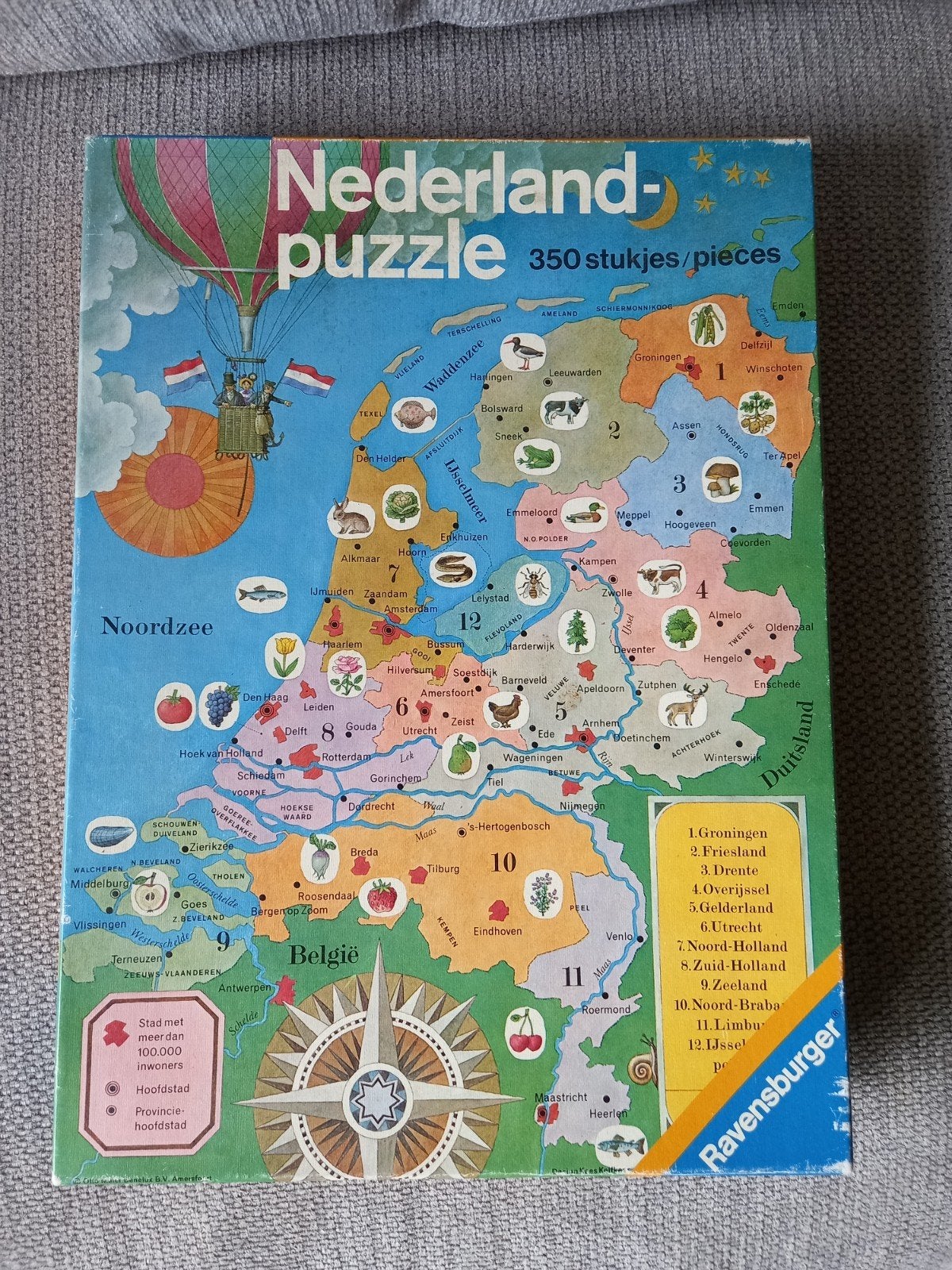 Ravensburger Nederland-puzzle 350 stukjes, Kinderen en Baby's, Speelgoed | Kinderpuzzels, Ophalen of Verzenden, Meer dan 50 stukjes