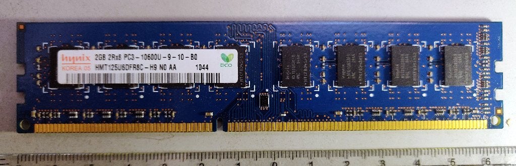 2GB DDR3 1333Mhz, Gebruikt, DDR3, Ophalen of Verzenden, Desktop