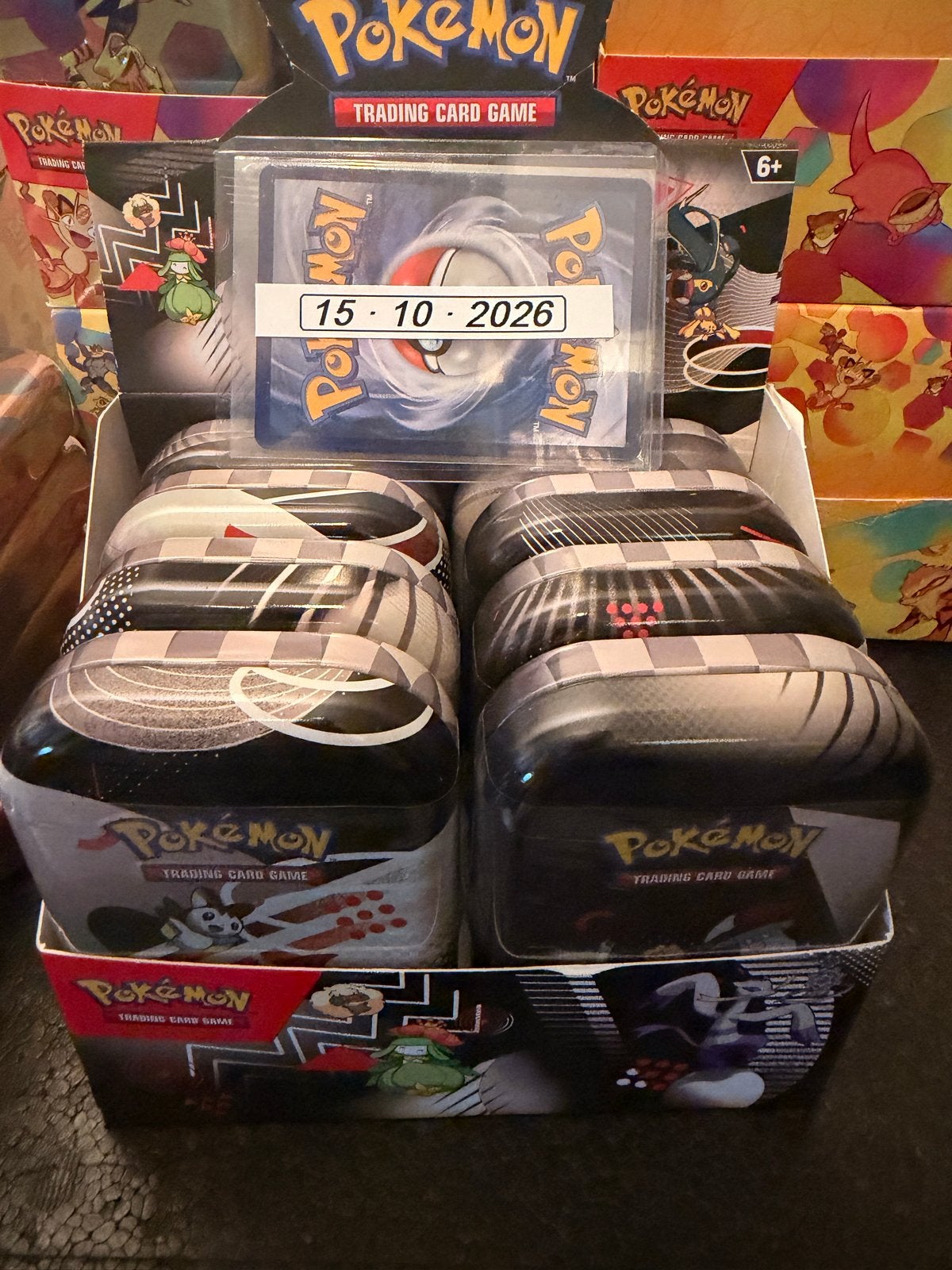 Pokémon TCG - Black bolt / White flare - Mini tins, Ophalen of Verzenden, Nieuw, Overige typen