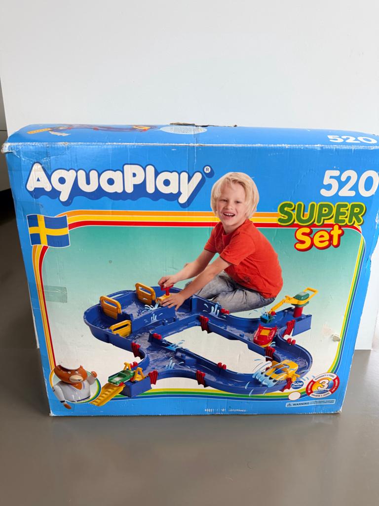 AquaPlay 520 Super Set Waterbaan, Kinderen en Baby's, Speelgoed | Buiten | Los speelgoed, Ophalen, Gebruikt