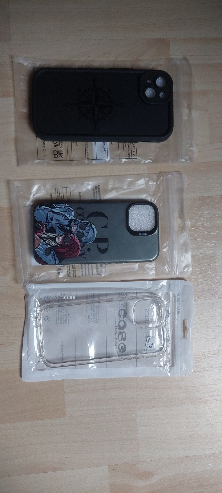 iPhone 15 Pro Max hoesjes - 3 stuks, Overige merken, Nieuw, Hoesje of Tasje, Ophalen of Verzenden