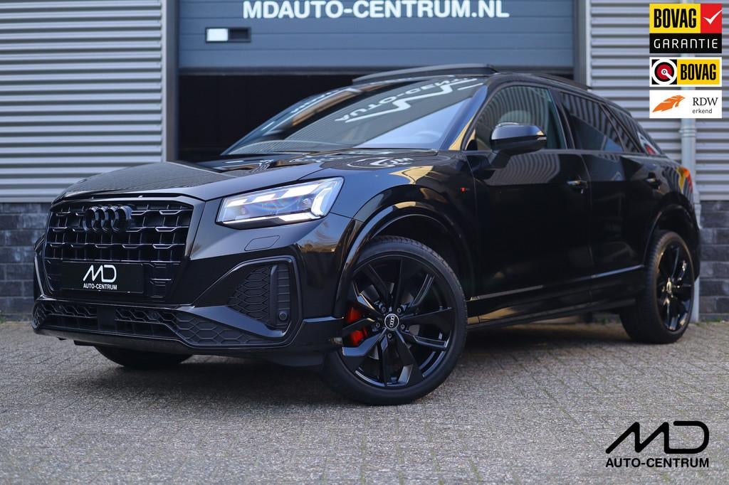 Audi Q2 35 TFSI 3x S-Line| Pano| Matrix| Black edition| Came, Auto's, 12 maanden, 4 cilinders, Bedrijf, SUV of Terreinwagen