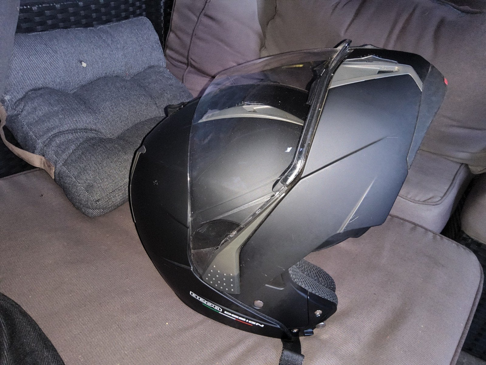3 x gedragen motorhel scooterhelm opklap model met zonnebril, Ophalen, Tweedehands, Overige merken