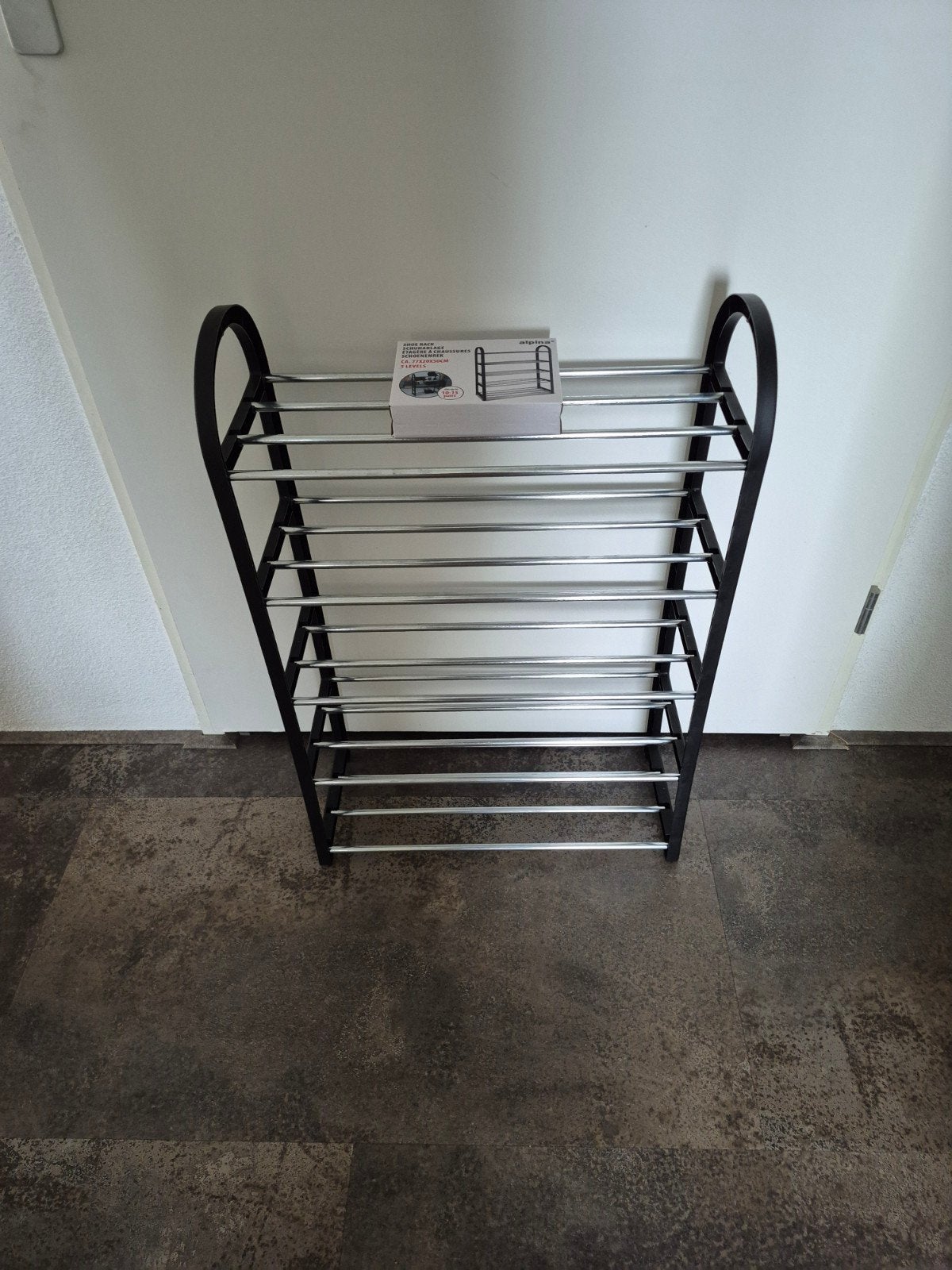 nieuw schoenenrek, Ophalen