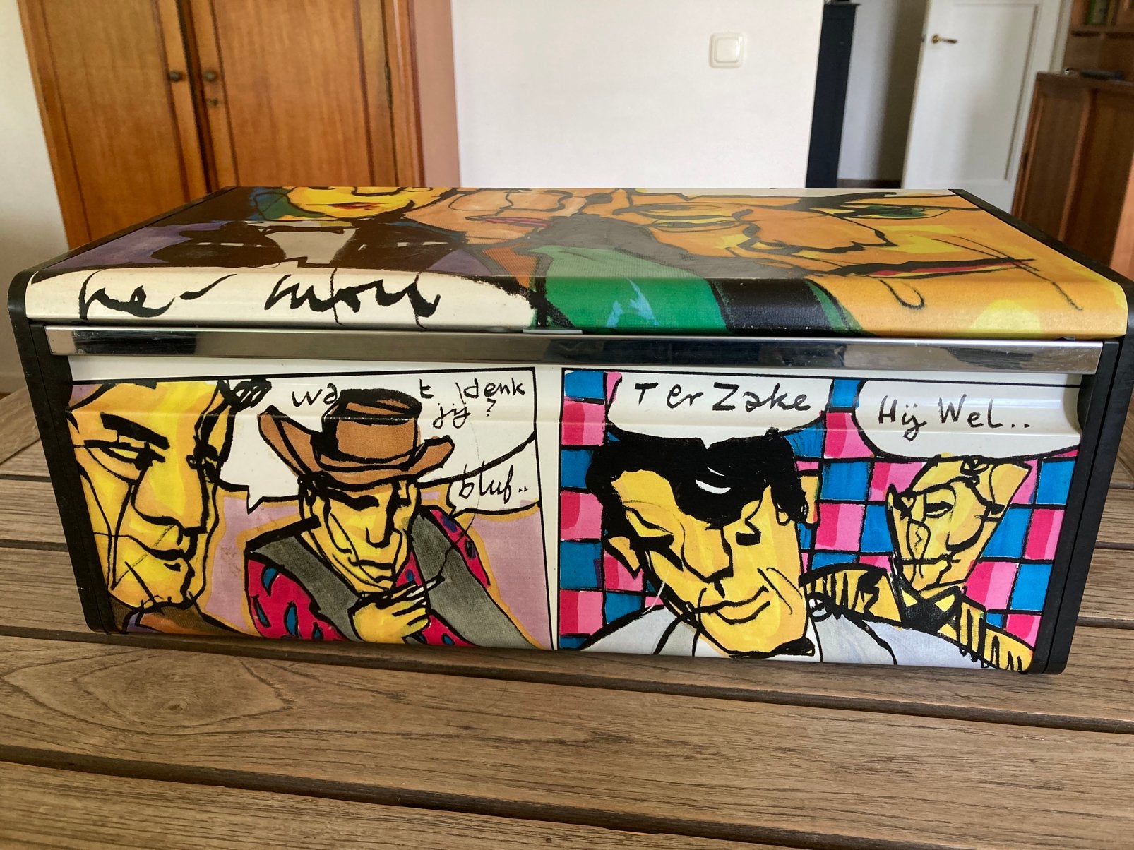 Originele brabantia broodtrommel herman brood, Ophalen, Zo goed als nieuw, Overige