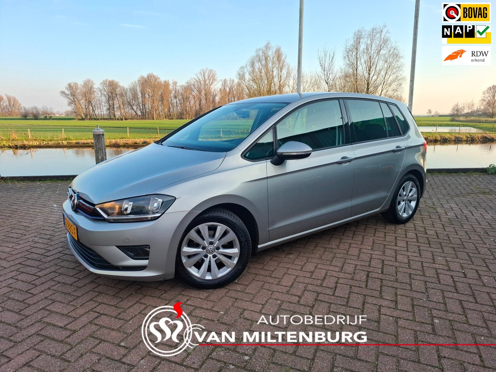 Volkswagen Golf Sportsvan 1.0 TSI Comfortline Clima Cruise N, Auto's, Volkswagen, Dealer onderhouden, Stof, Gebruikt, Bedrijf