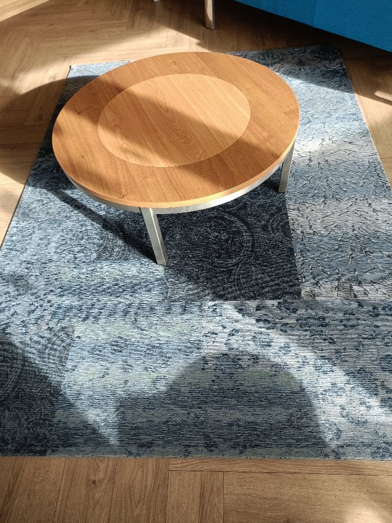 mooie vloerkleed, Ophalen, Gebruikt, 100 tot 150 cm, Blauw