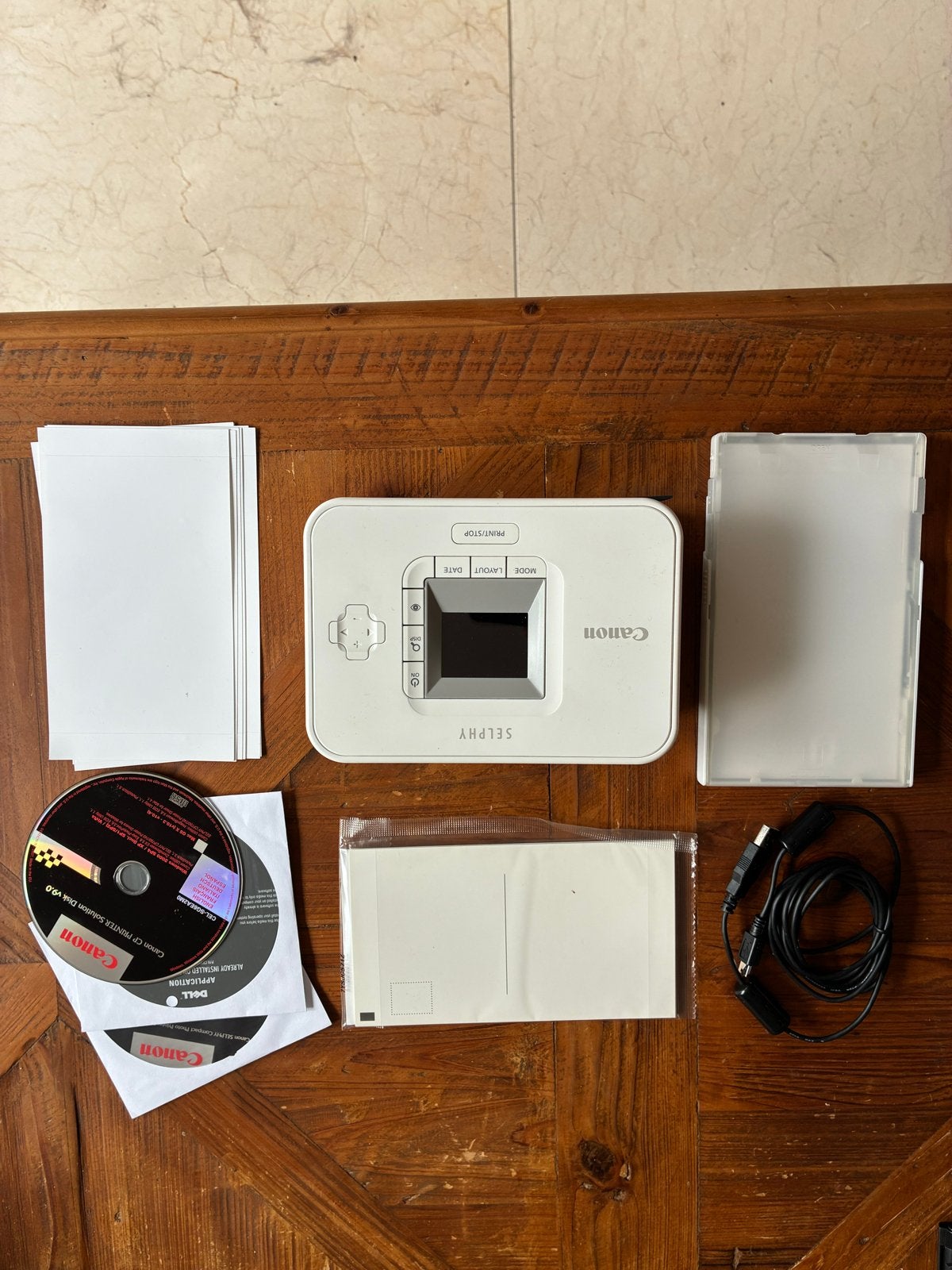 Canon Selphy CP740 Fotoprinter met toebehoren, Computers en Software, Ophalen, Fotoprinter, PictBridge, Kleur printen
