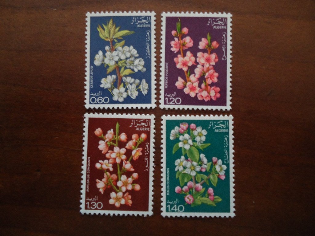 Flora Boom fruit bloesem Algerije 1978, mi. 718-21 postfris, Ophalen of Verzenden, Postfris, Dier of Natuur