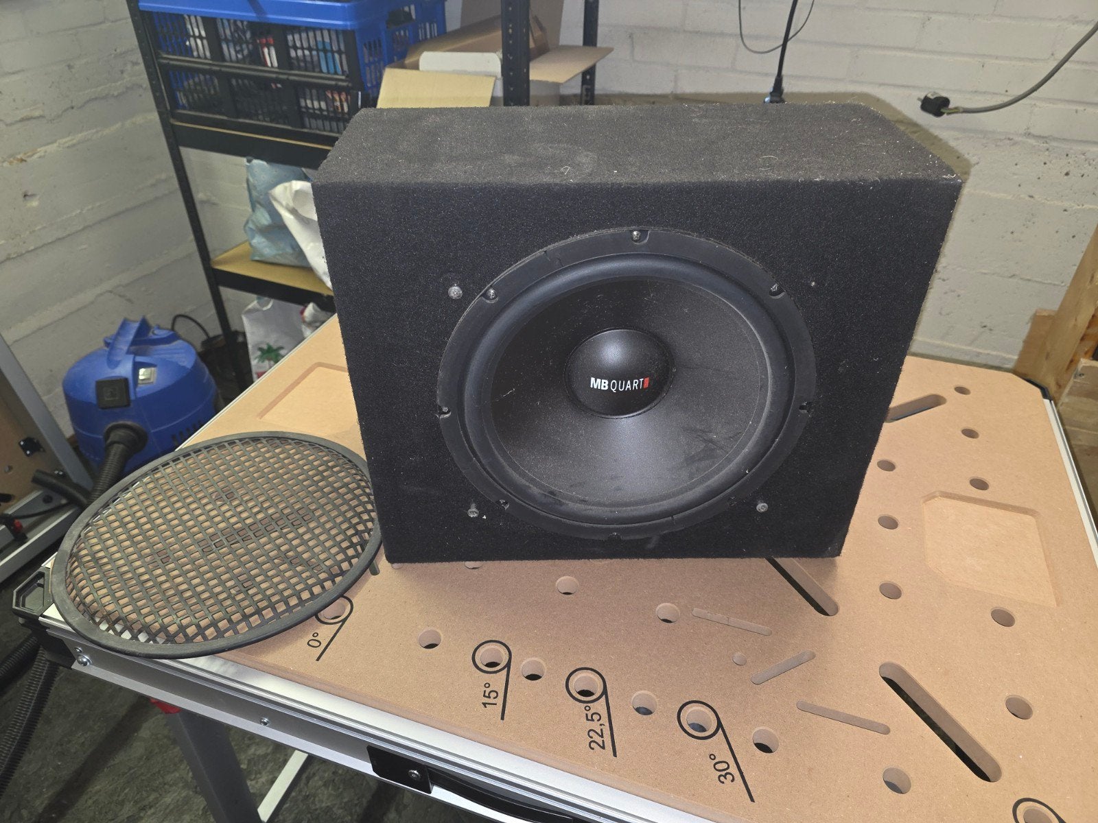 MB Quart Subwoofer QM 300.92 SUB - Krachtige bass, Overige merken, Gebruikt, Subwoofer, Ophalen of Verzenden