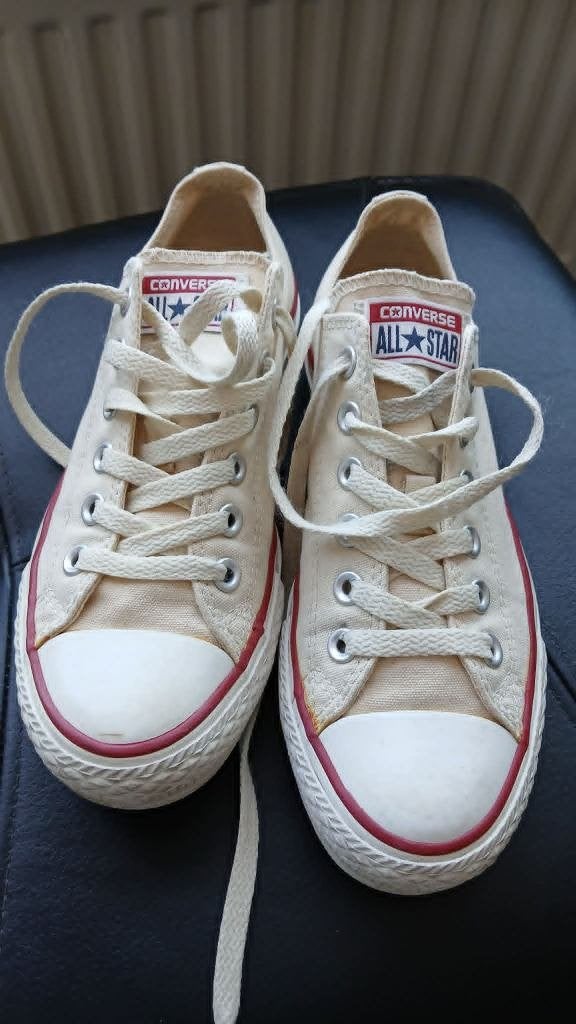 CONVERSE ALL STAR GYMPEN ZGN  MAAT 39 ZIE DE FOTO,S, Kleding | Dames, Schoenen, Beige, Ophalen of Verzenden, Converse All Stars