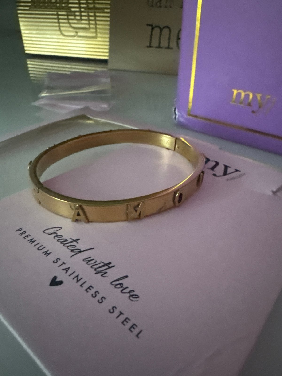 Gouden MyJewellery armband  Stainless Steel, Ophalen of Verzenden, Gebruikt, Goud, Staal