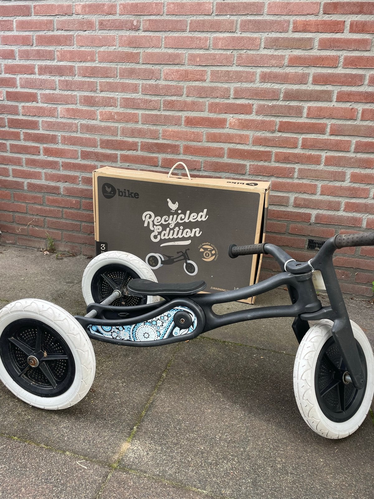 Wishbone bike Recycled Edition Loopfiets/Driewieler, Ophalen, Gebruikt, Verstelbare zitting