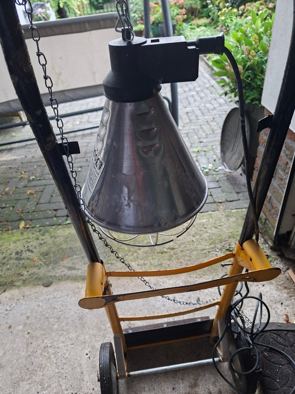 warmtelamp, Ophalen