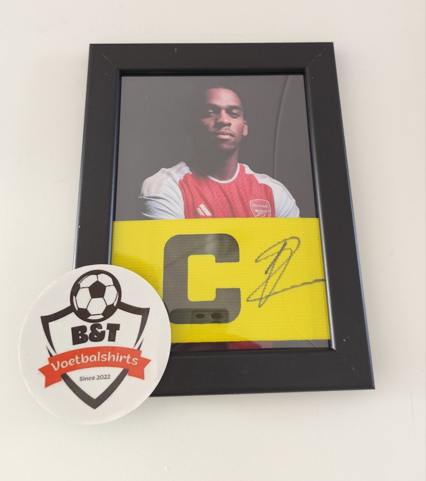 Gesigneerde aanvoerdersband Jurriën Timber, Sport en Fitness, Voetbal, Verzenden, ., Zo goed als nieuw, .