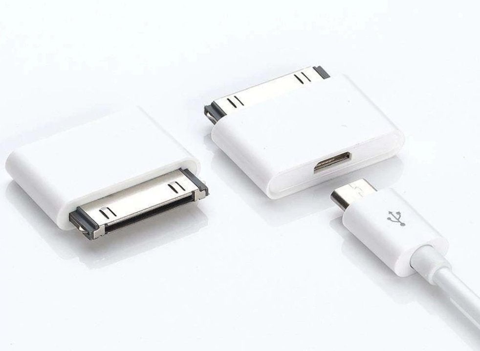 Micro USB naar Male 30-pins converter adapter voor Apple, Ophalen of Verzenden, Nieuw, Snoer of kabel