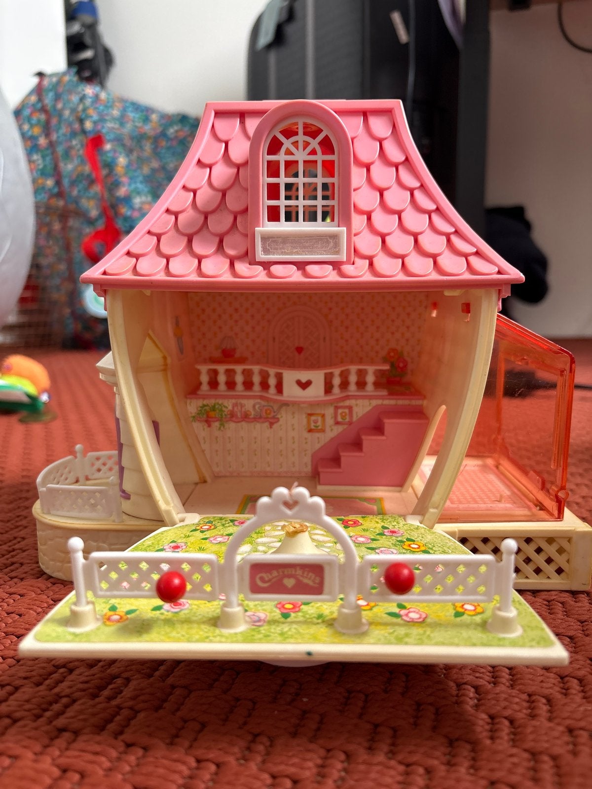 Vintage Polly Pocket Charmkins Poppenhuis, Kinderen en Baby's, Speelgoed | Poppenhuizen, Ophalen of Verzenden, Gebruikt, Poppenhuis