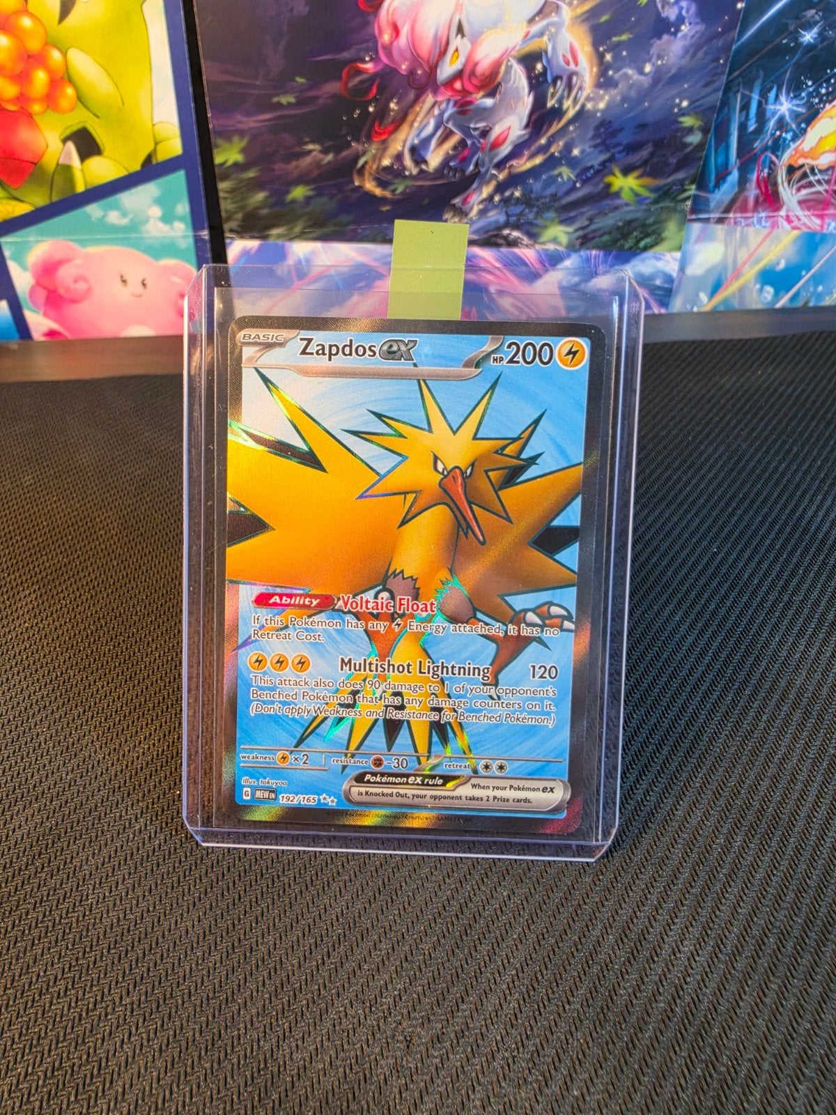 Zapdos ex 192/165 Ultra Rare Full Art uit Pokémon 151, Ophalen of Verzenden, Nieuw