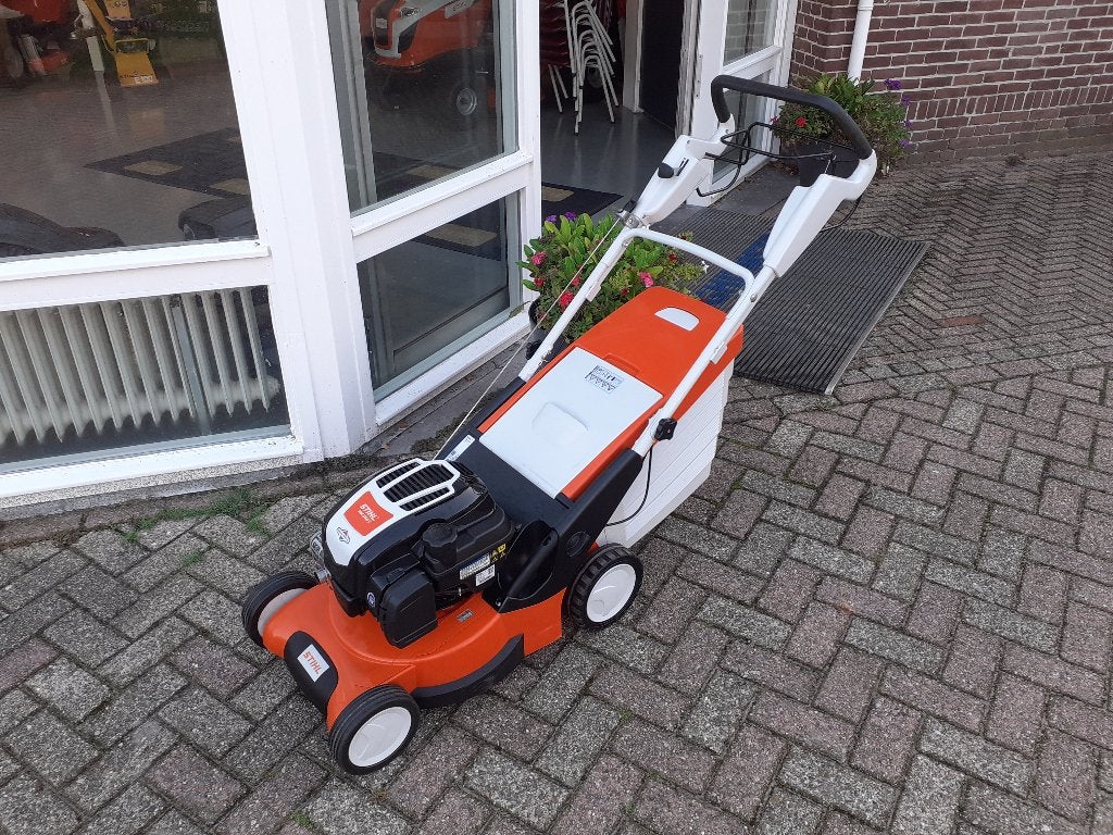 Stihl RM 545 V grasmaaier met Aandrijving, 43cm, Nette staat, Ophalen, Gebruikt, 40 t/m 49 cm, Viking