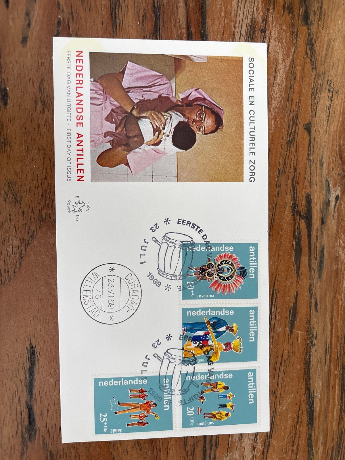 Eerste Dag Uitgifte Nederlandse Antillen 1969, Ophalen of Verzenden, Onbeschreven, Rest van de wereld