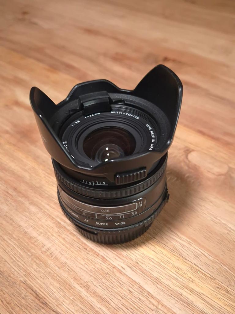 Sigma AF Super Wide II 24mm f/2.8 lens voor Nikon, Audio, Tv en Foto, Fotografie | Lenzen en Objectieven, Ophalen of Verzenden