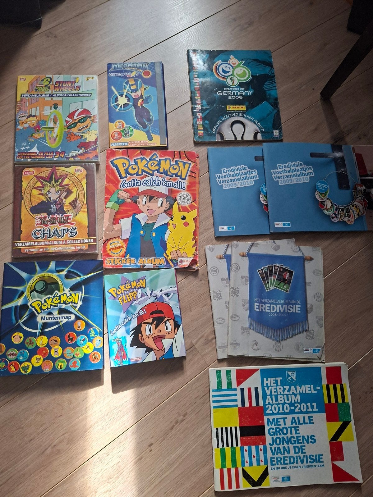 Diverse verzamelalbums: Pokémon, Eredivisie, FIFA, Yu-Gi-Oh!, Ophalen of Verzenden