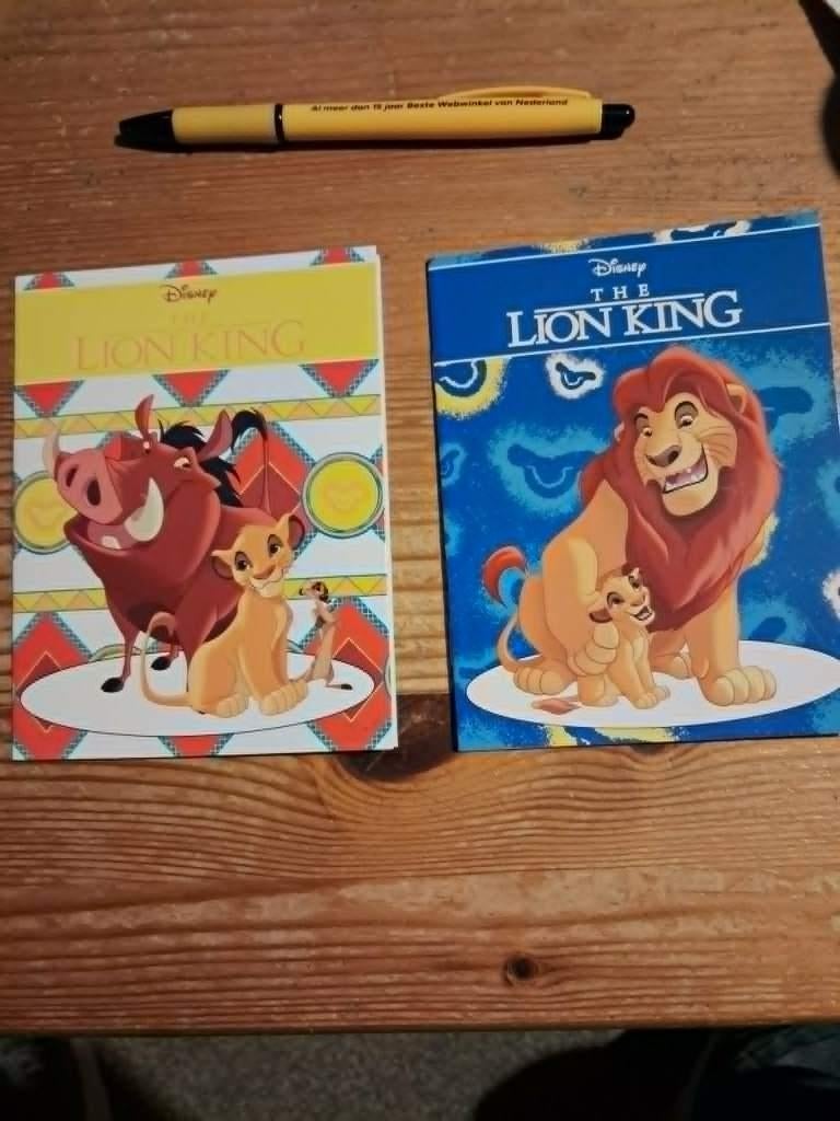 2 mini kleurboekjes van lion king, Ophalen, Leeuwenkoning of Jungle Boek, Nieuw, Overige typen