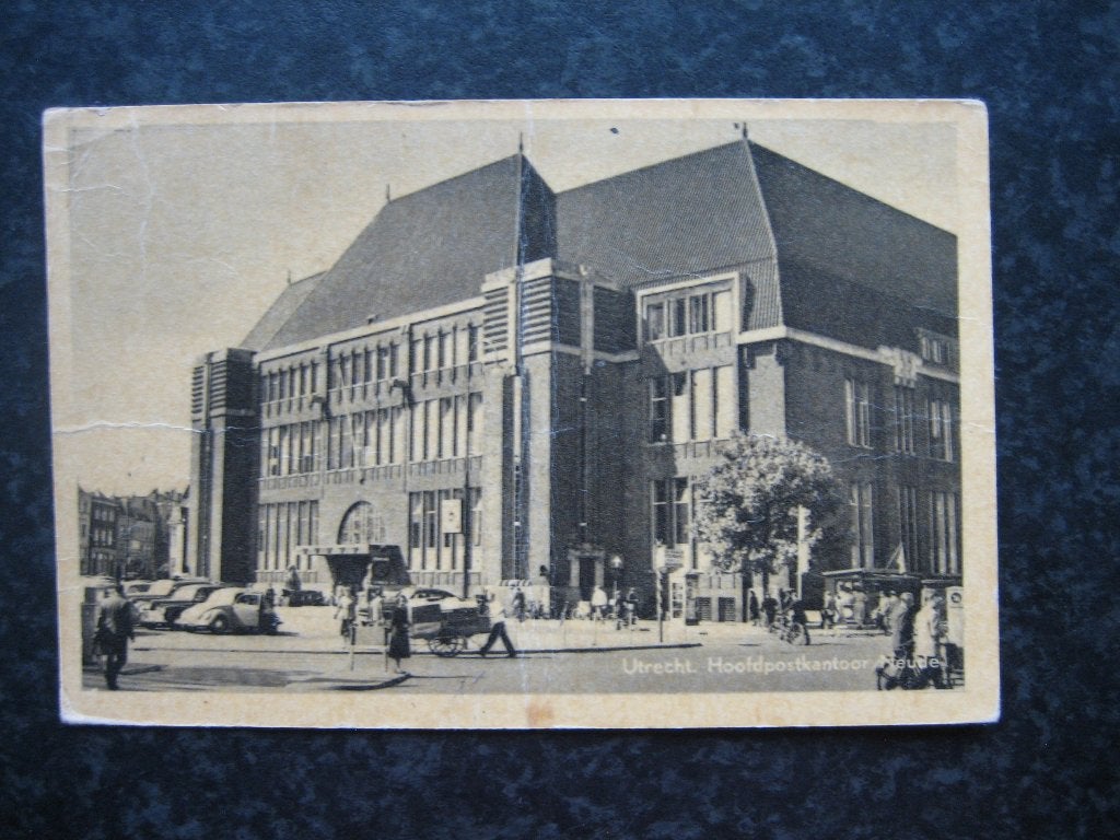 UTRECHT Neude C  postkantoor, Ophalen of Verzenden, 1940 tot 1960, Utrecht