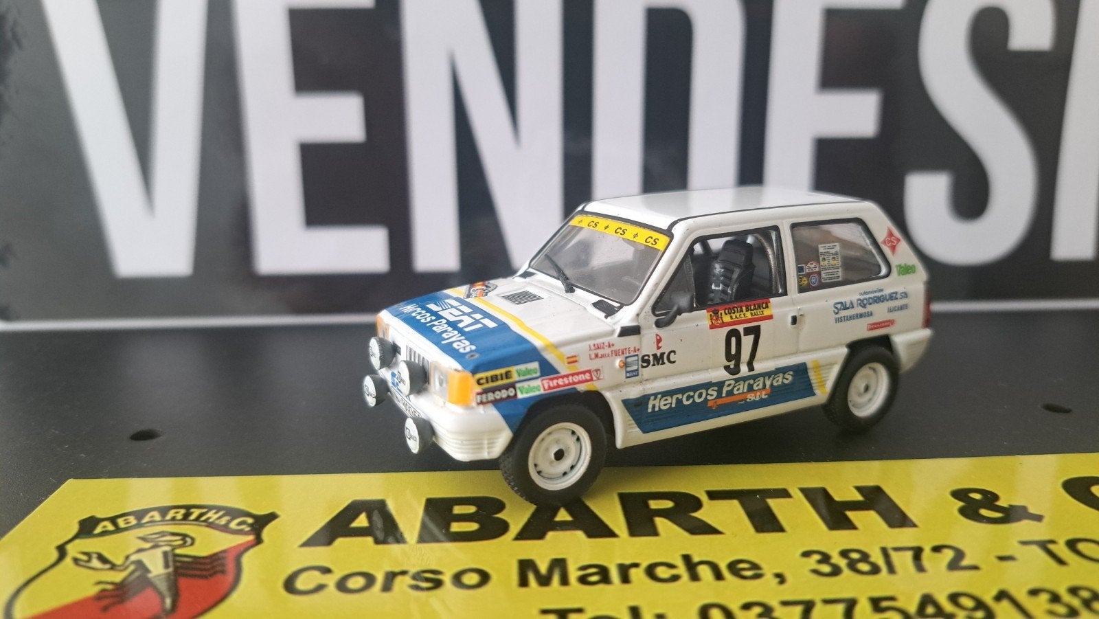 SEAT PANDA 45 RALLY . 1:43, Ophalen of Verzenden, Auto, Overige merken