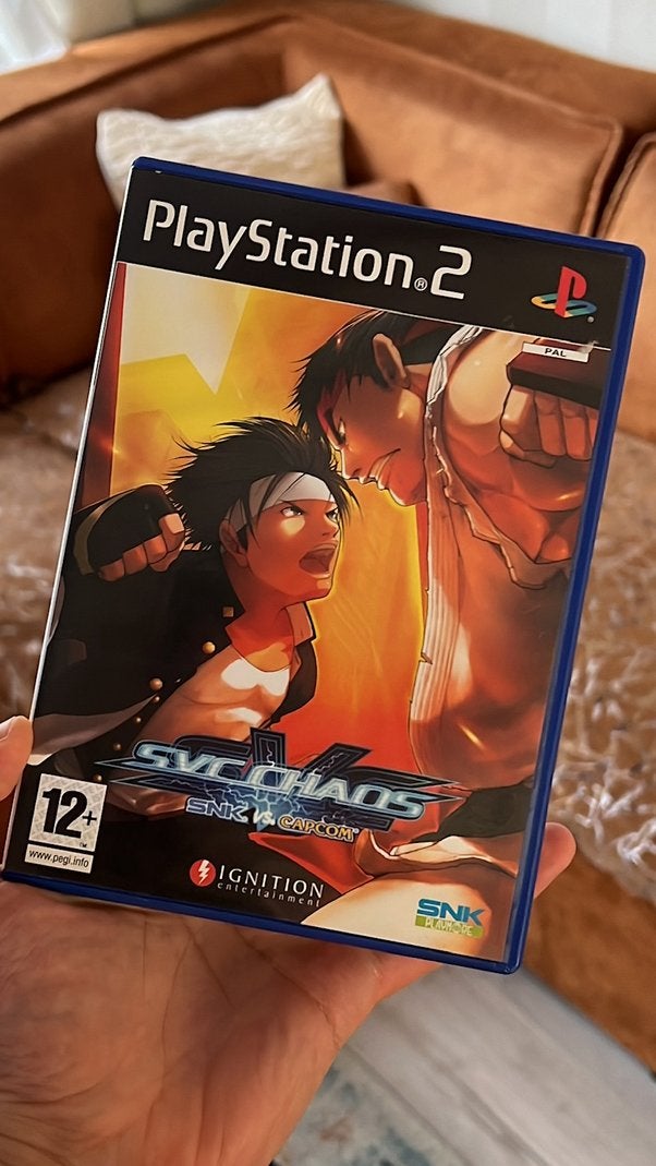 SVC Chaos: SNK vs Capcom PS2  - Compleet met handleiding, Ophalen, Vechten, 2 spelers, Zo goed als nieuw