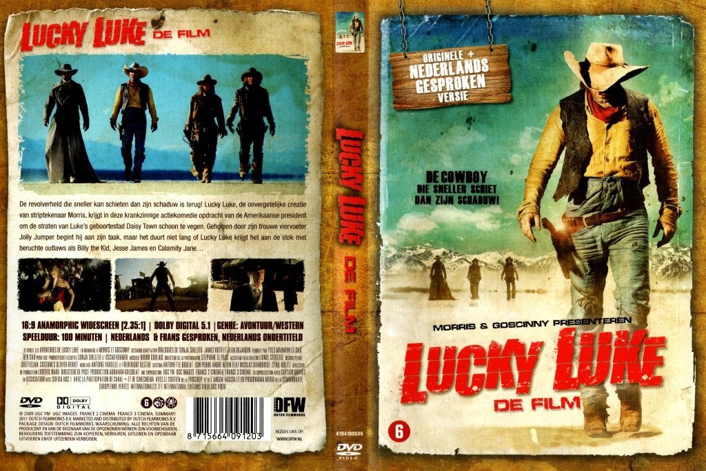 Lucky Luke de film, Vanaf 6 jaar, Ophalen of Verzenden, Zo goed als nieuw