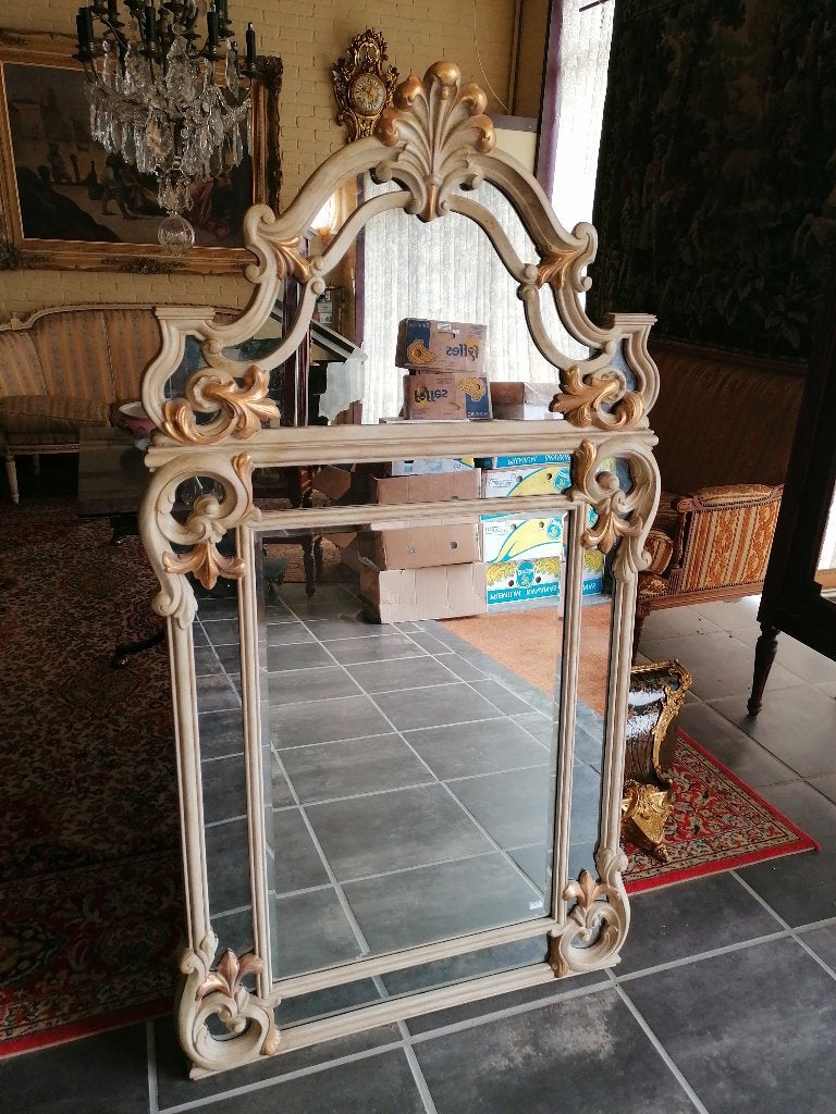 oude spiegel Louis XIV stijl Zie omschrijving, Antiek en Kunst, Ophalen, Overige vormen
