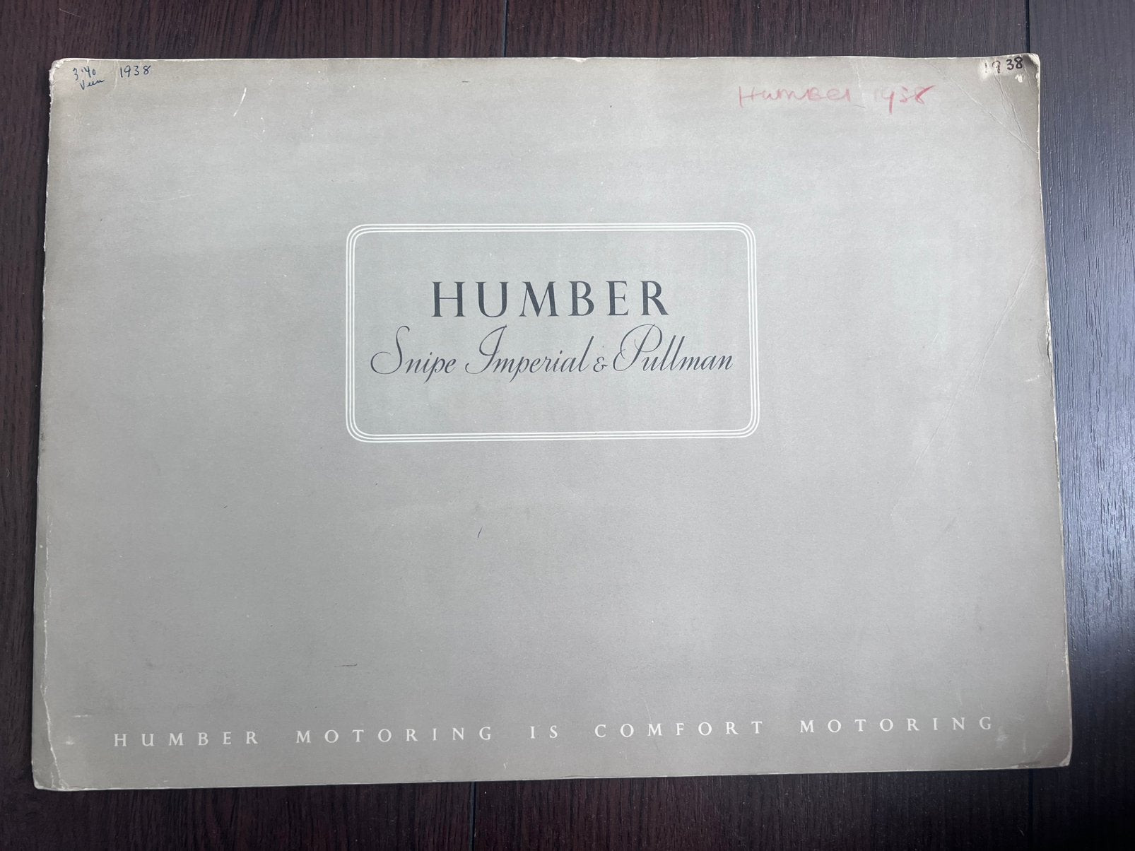 Humber Snipe Imperial & Pullman brochure, Boeken, Auto's | Folders en Tijdschriften, Ophalen of Verzenden, Gelezen, Overige merken