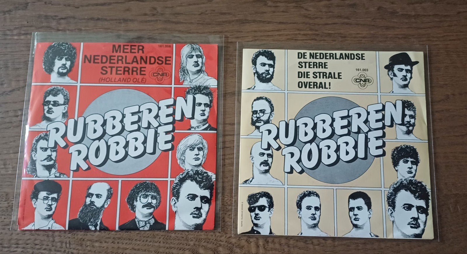 7 inch vinyl singles - Rubberen Robbie, Cd's en Dvd's, Vinyl Singles, Gebruikt, 7 inch, Ophalen of Verzenden, EP