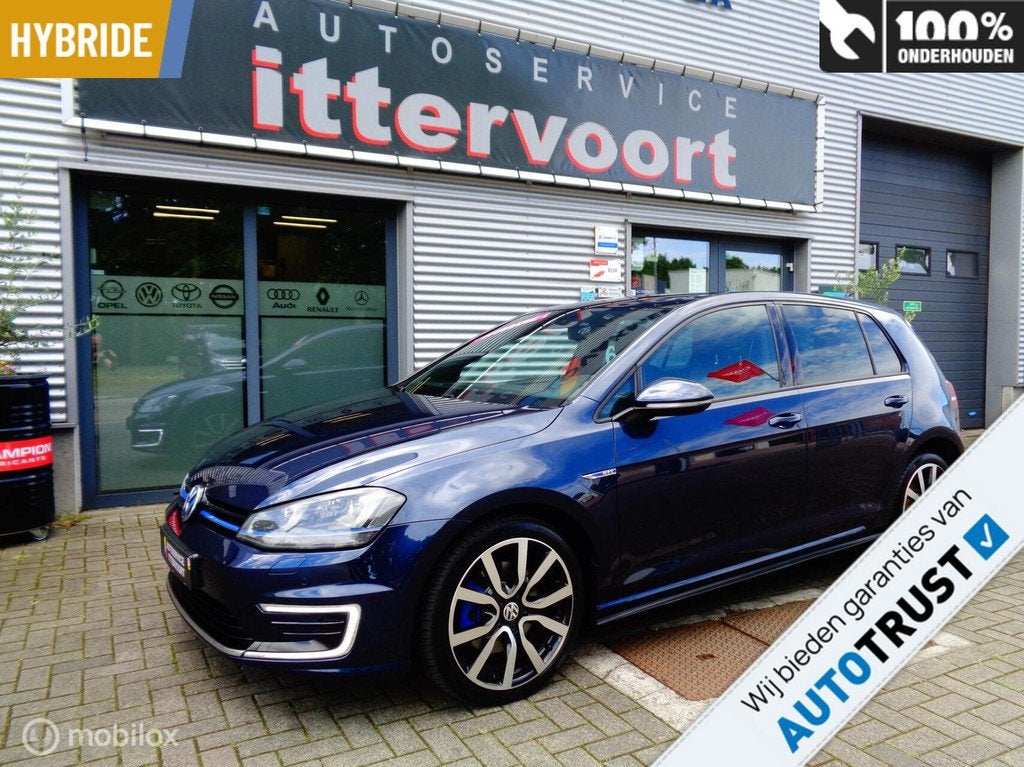 Volkswagen Golf 1.4 TSI GTE, Auto's, Gebruikt, Euro 6, 4 cilinders, Blauw