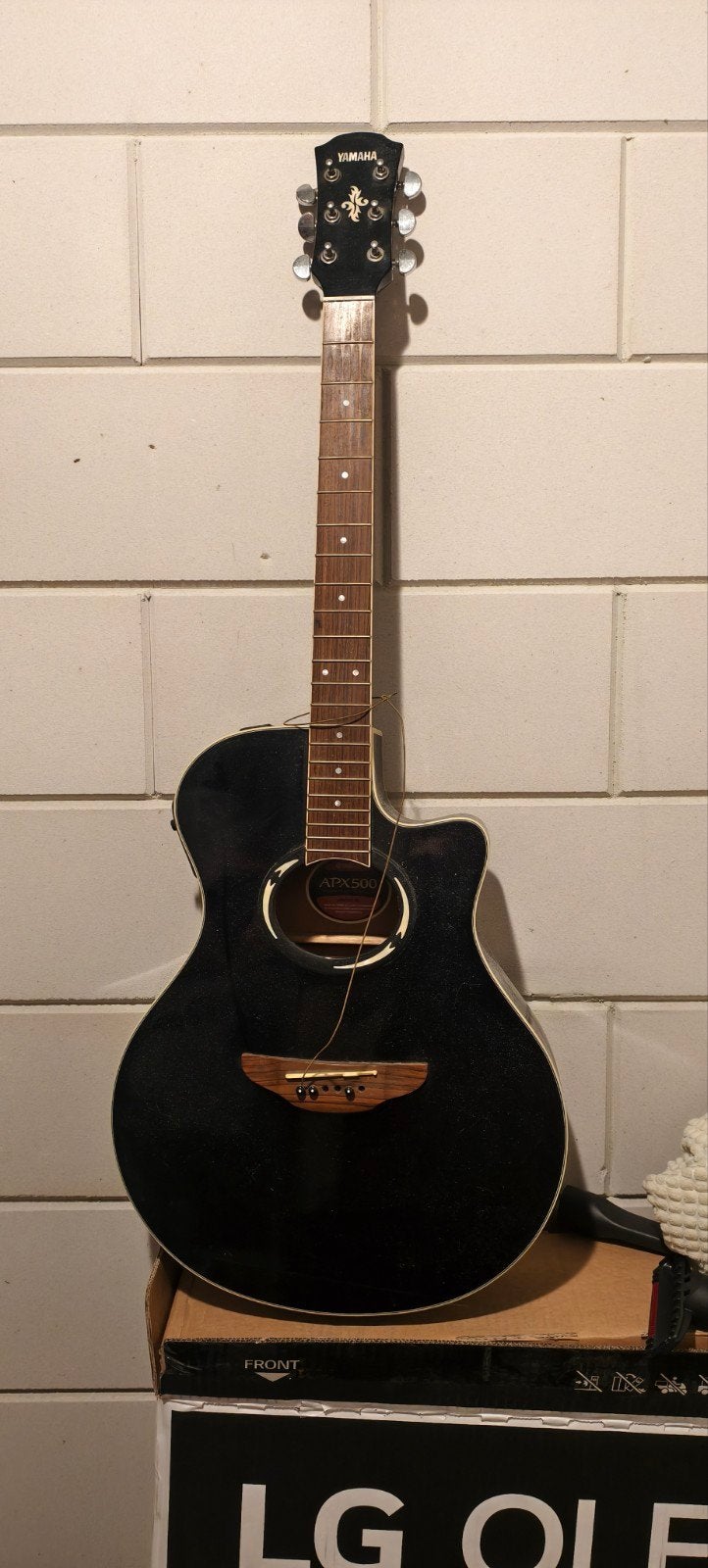 Yamaha APX500 BL Semi-Akoestische Gitaar (Zwart), Muziek en Instrumenten, Ophalen, Gebruikt, Western- of Steelstringgitaar, Met (piezo-)element
