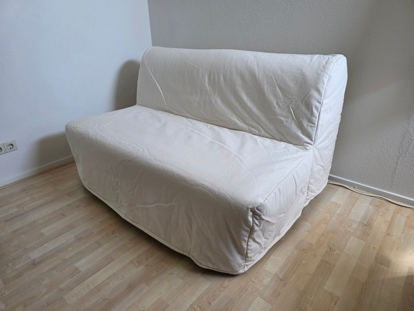 2-zits slaapbank Ikea Lycksele, Ophalen, Zo goed als nieuw, Tweepersoons, 140 cm