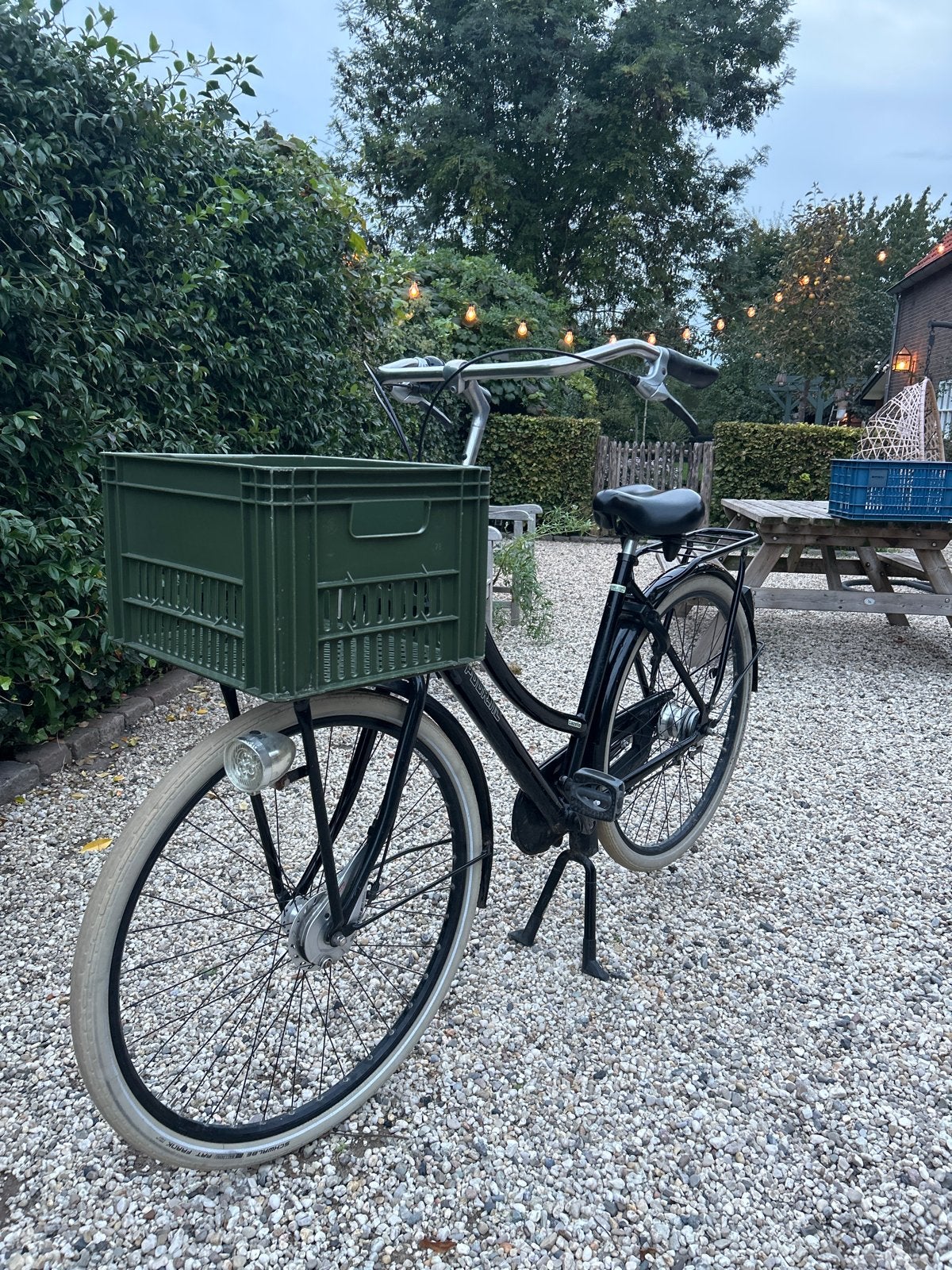 Gazelle PuurNL damesfiets met krat en 7 versnellingen, Ophalen, Gebruikt, Gazelle, Versnellingen