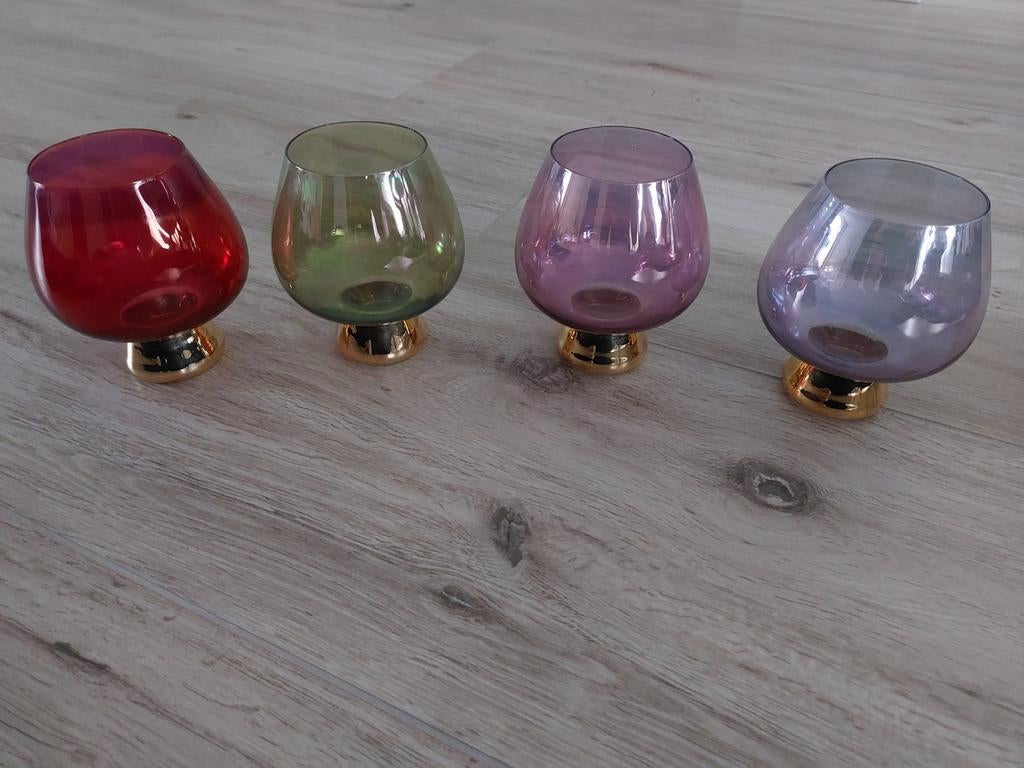 Vintage Cognacglazen - Onbeschadigd, Ophalen of Verzenden, Zo goed als nieuw