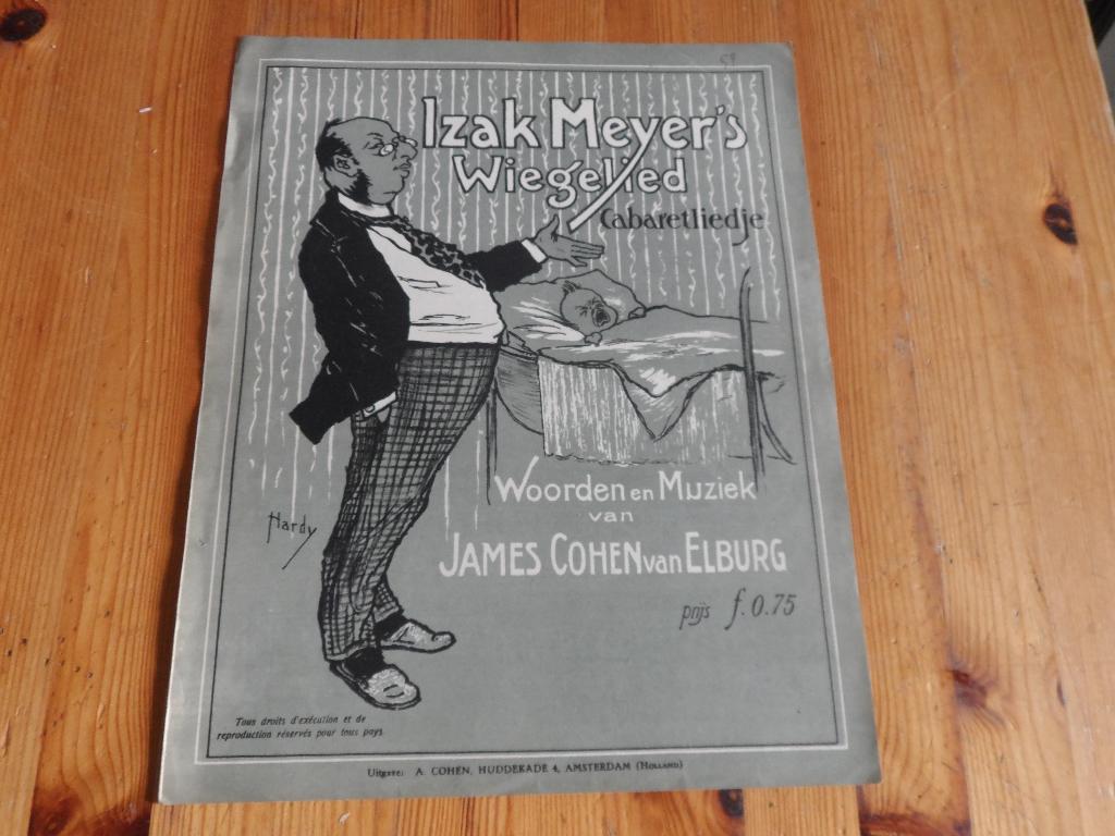 Izak meyer's wiegelied - j. Cohen van elburg, Zang, Gebruikt, Ophalen of Verzenden, Artiest of Componist