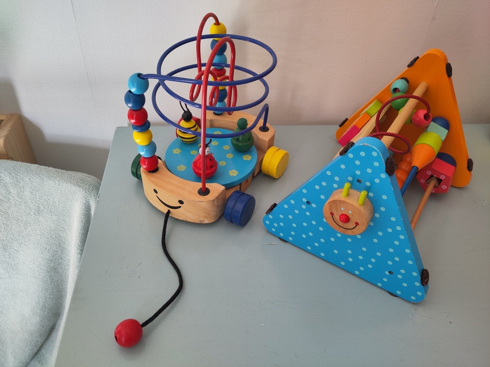 Vier stuks baby/dreumes speelgoed, ophalen in Utrecht LRC, Ophalen, Gebruikt, Overige typen, Met licht