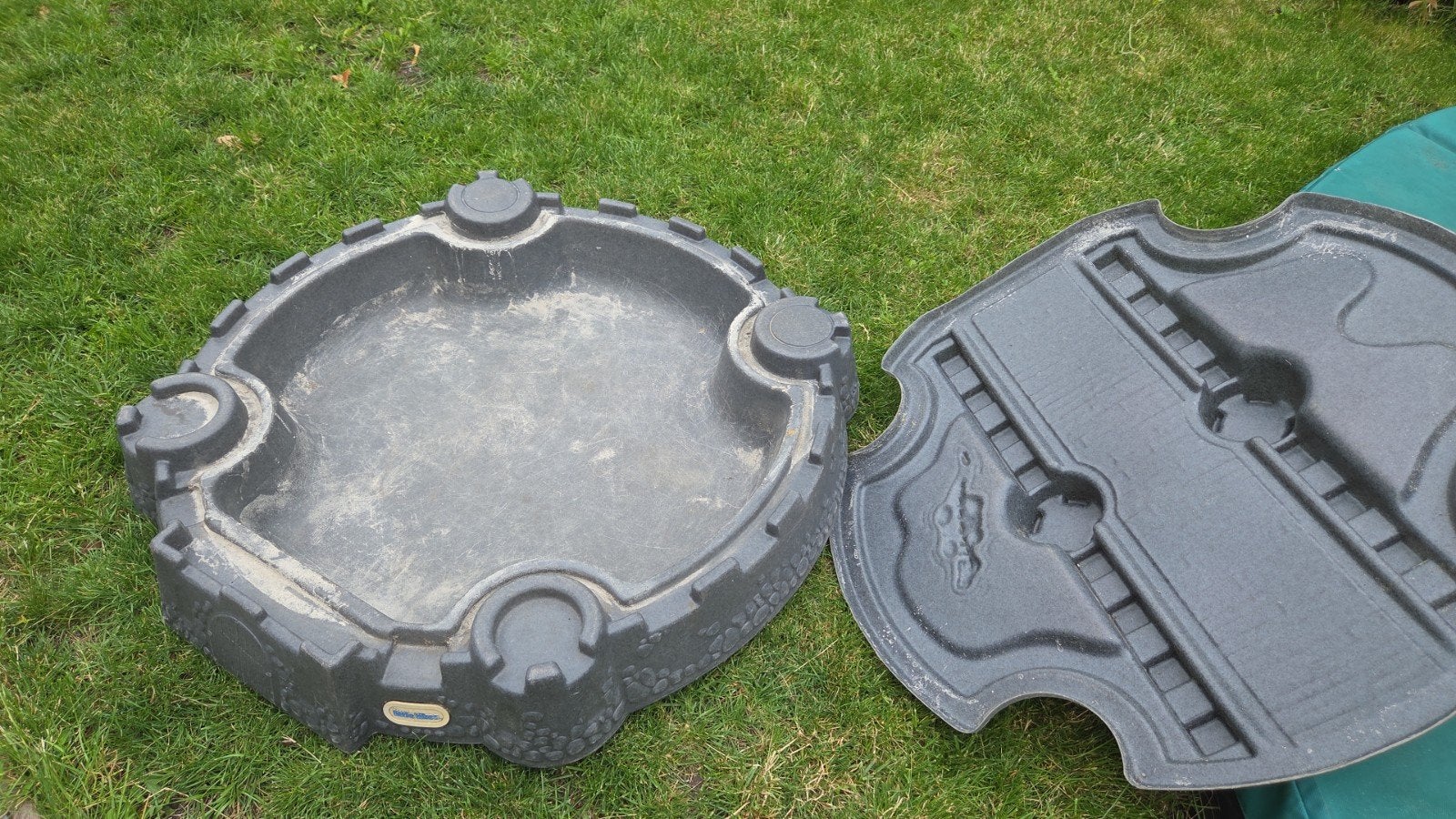 Little Tikes zandbak met deksel, Ophalen, Gebruikt