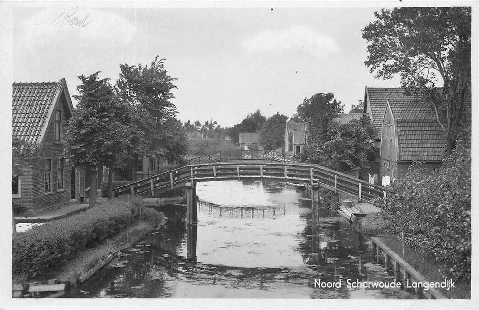 304-219-015 Noord-Scharwoude Langendijk, Verzenden, Voor 1920, Noord-Holland
