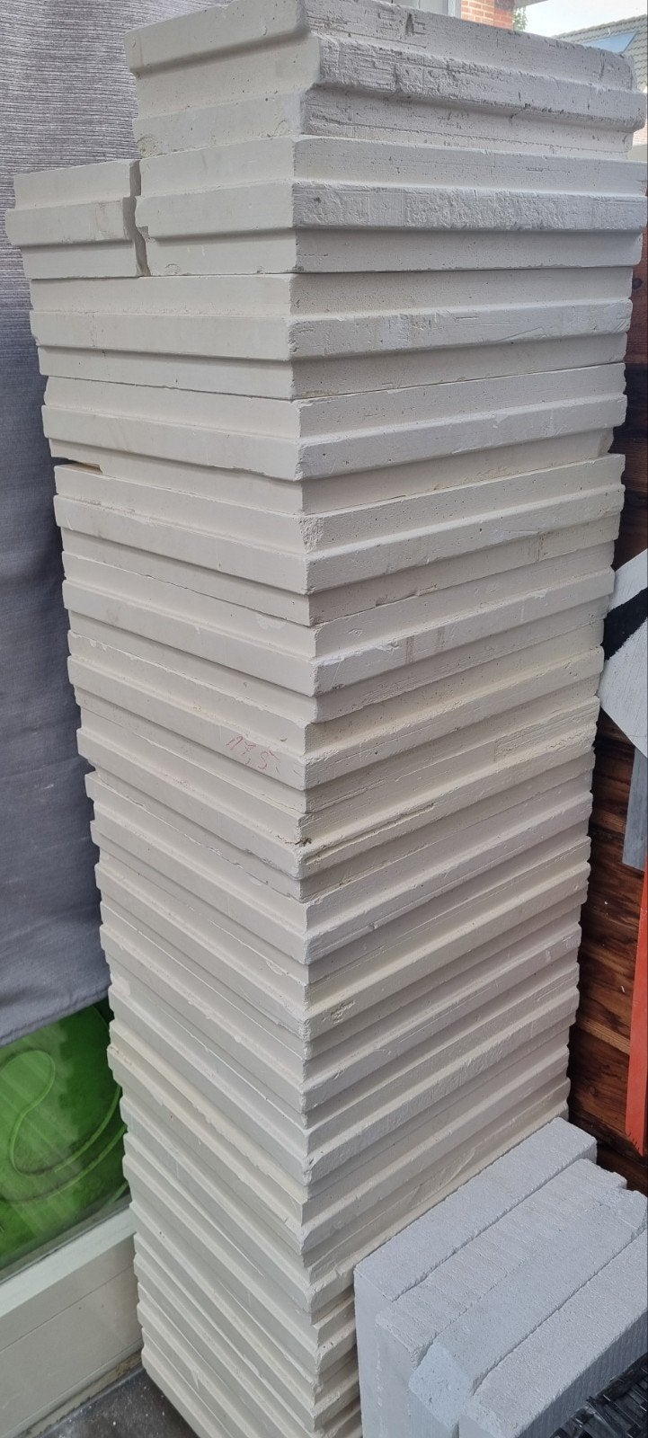 17 gibo/gips blokken 500x450 10cm dik, Doe-het-zelf en Verbouw, Ophalen, Nieuw, Overige typen