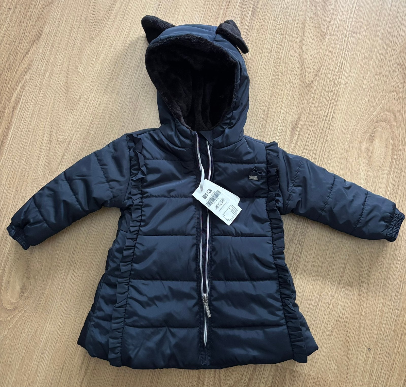 Blauwe winterjas, Kinderen en Baby's, Ophalen of Verzenden, Nieuw, Meisje, Jasje