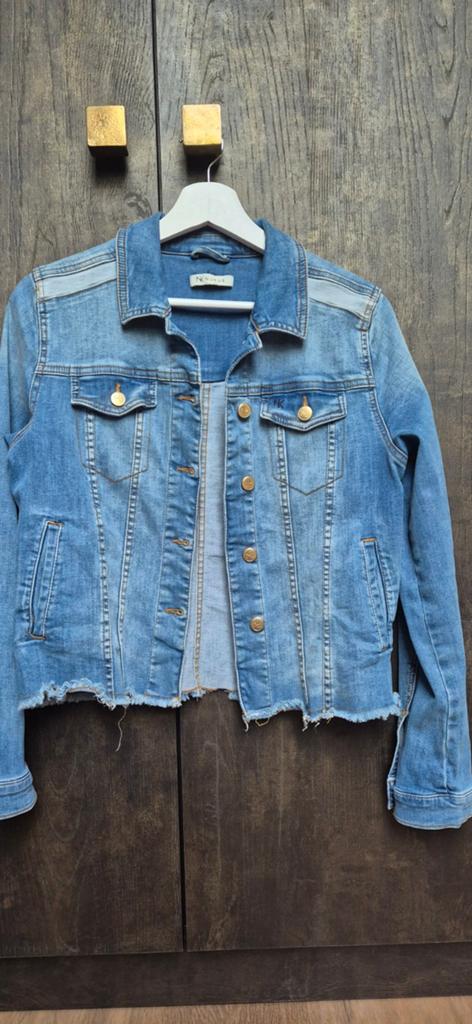 Nukus spijkerjasje, maat M, zgan, Kleding | Dames, Ophalen of Verzenden, Zo goed als nieuw, Maat 38/40 (M), Blauw