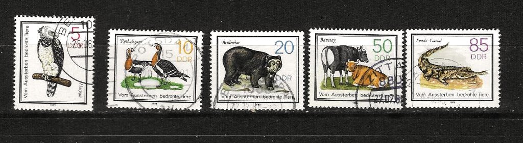 DDR 2952-2955, Ophalen of Verzenden, DDR, Gestempeld